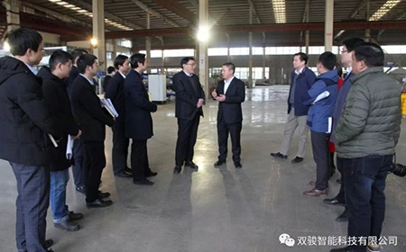 巢湖經(jīng)開區(qū)領(lǐng)導(dǎo)調(diào)研走訪雙駿科技